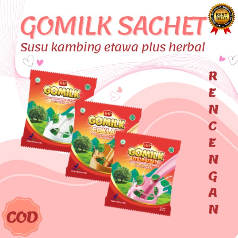 

GOMILK SACHET RENCENGAN isi 10 sachet