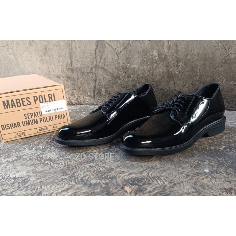 Sepatu PDH Polri Kilat Jatah Tahun 2022/Sepatu PDH Jatah Polri