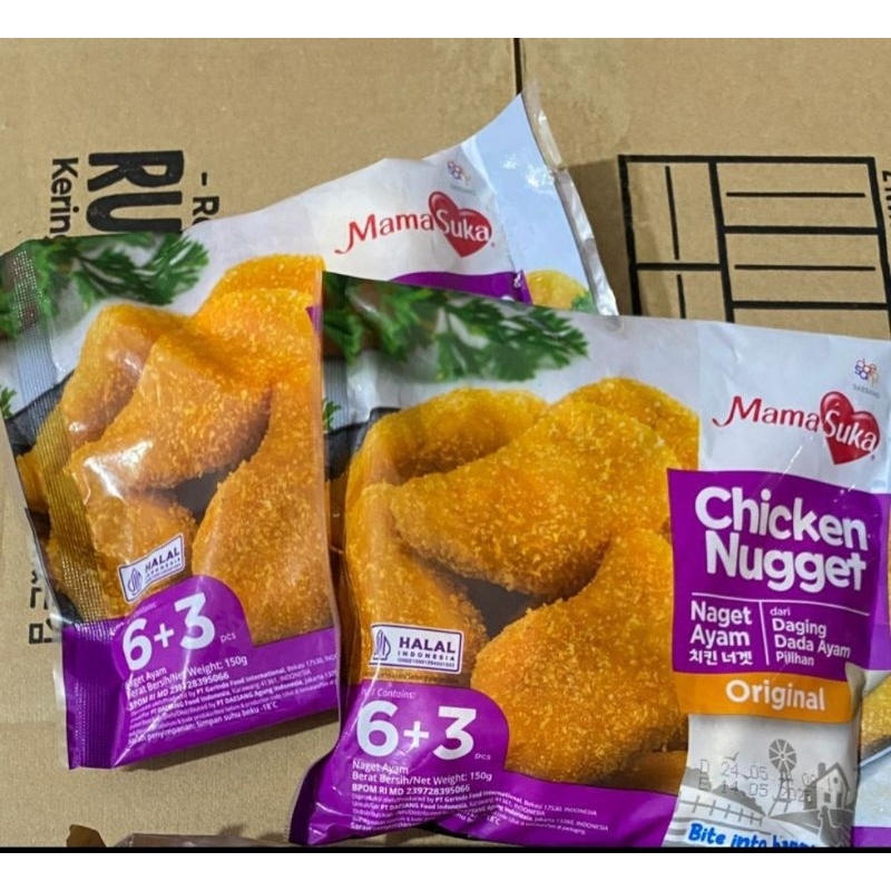 

MamaSuka Chicken Nugget Original Naget Ayam Original MamaSuka - 150 gram