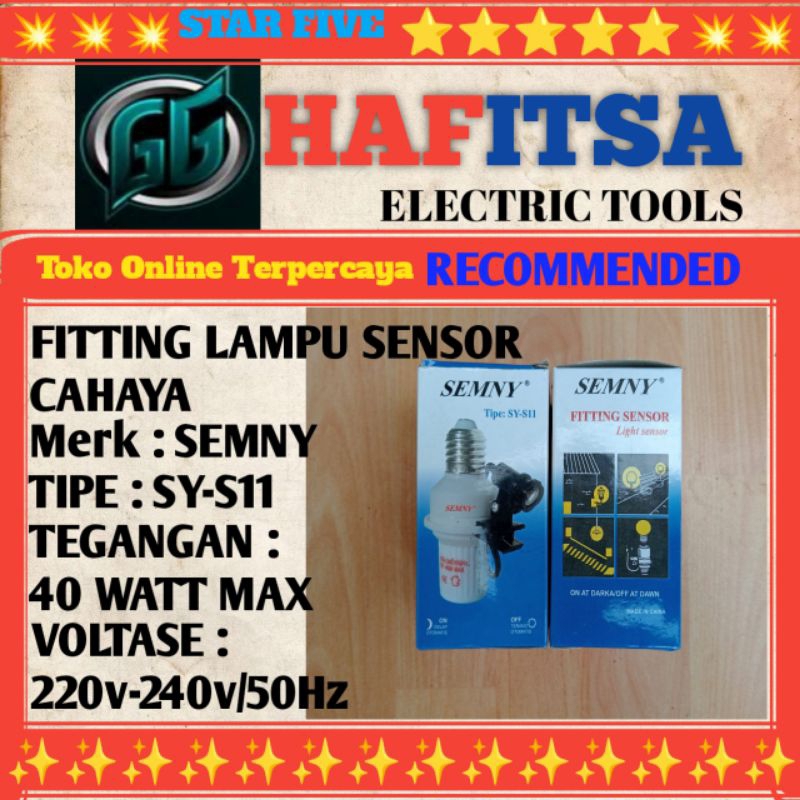 LAMPU SENSOR CAHAYA / LAMPU SENSOR / LAMPU SENSOR SEMNY / LAMPU / FITTING/