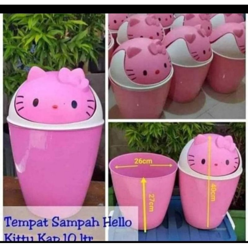 BAK SAMPAH KARAKTER HELLOKITTY