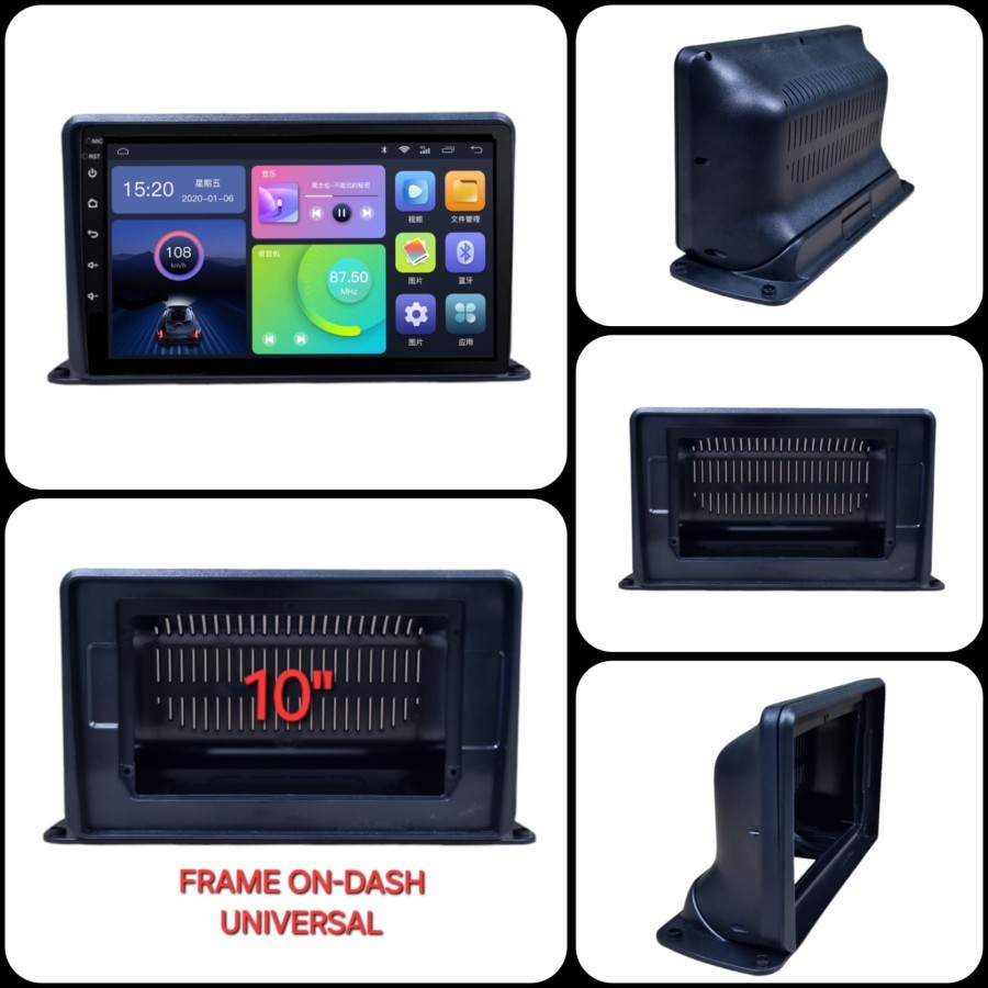 FRAME HEADUNIT DOUBLE DIN ANDROID ON-DASH 9 INCH / 10 INCH UNIVERSAL