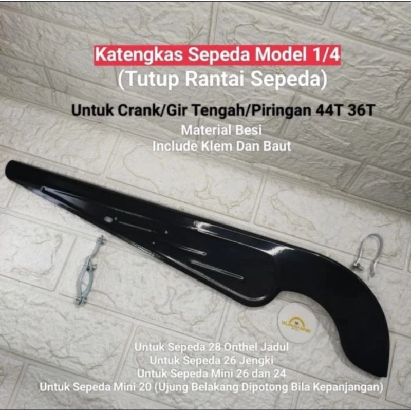 Katengkas Tutup Rantai Sepeda Onthel 28 Unto Onta Onthel Jengki 26 Seperempat