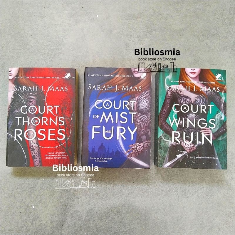 [BOOKED] A Court of Thorns and Roses (ACOTAR) Set - Sarah J. Maas [PRELOVED]