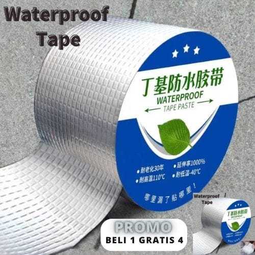 Lakban Aluminium Foil - Lakban Anti Bocor Anti Air - Super Strong Waterproof Tape Buty