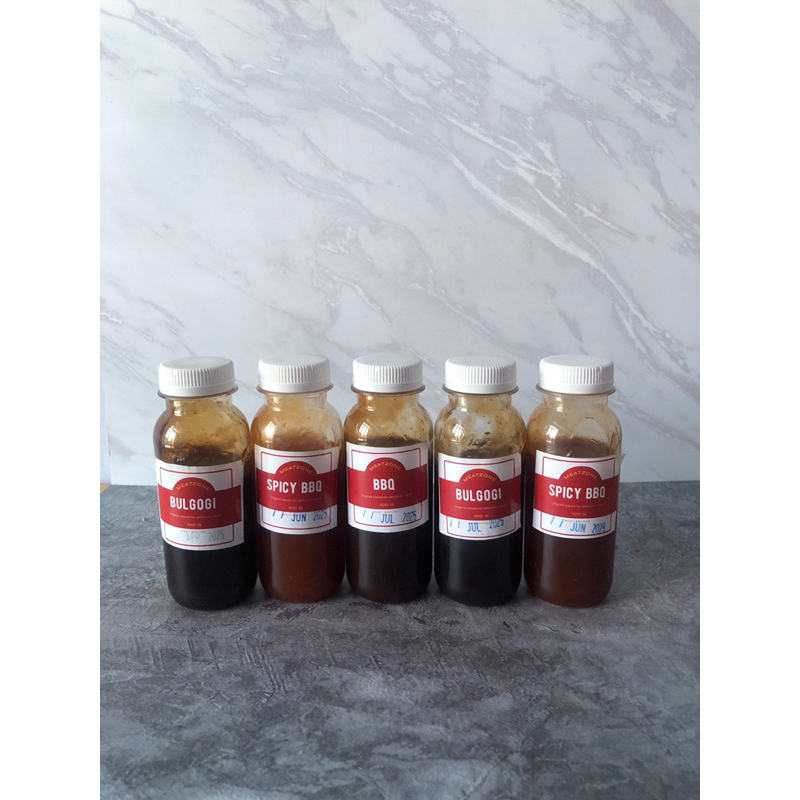 

Saos Marinasi 100g | Lada Hitam | Bulgogi | Bbq | Spicy BBQ | Teriyaki