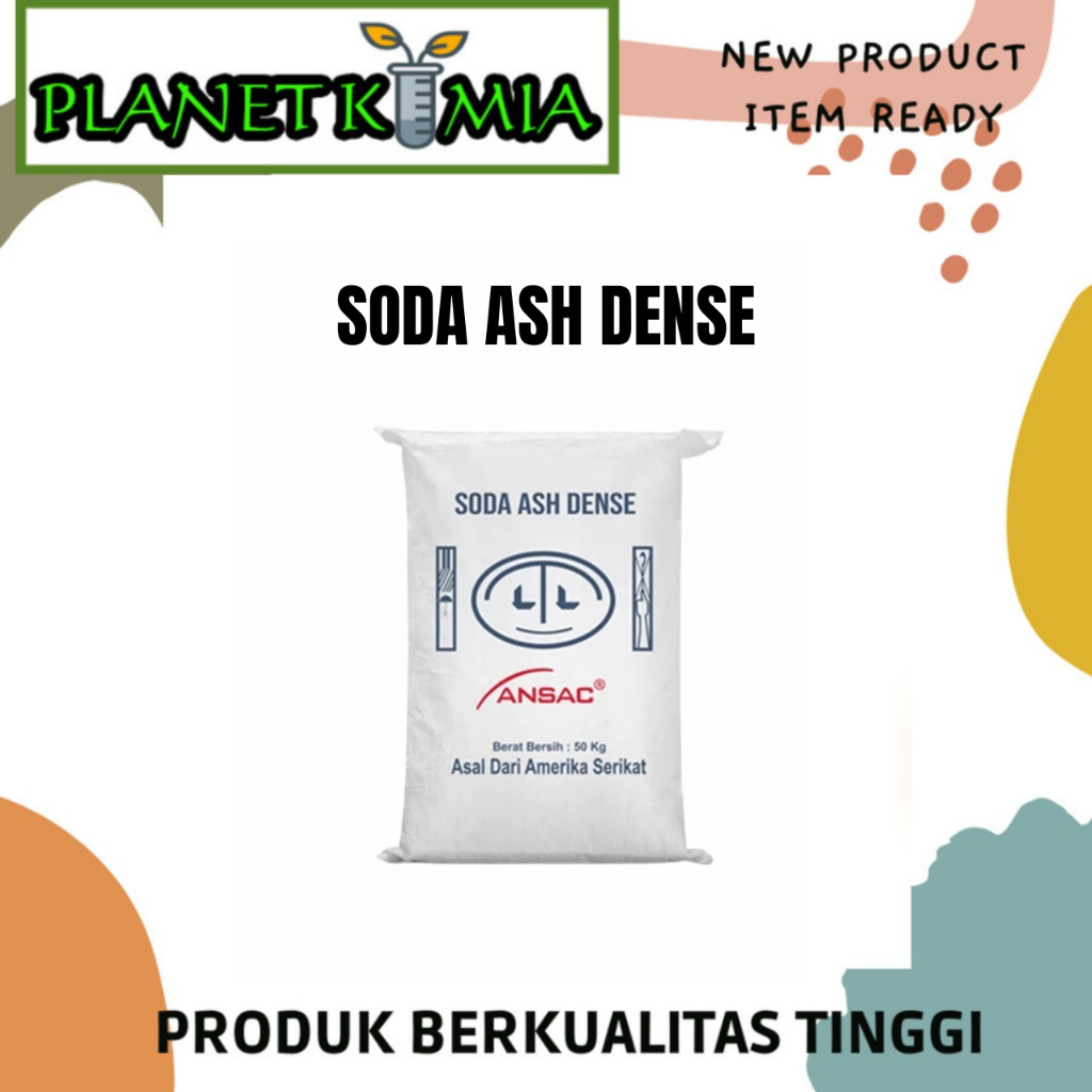 

SODA ASH DENSE KEMASAN 1 KG DAN 500 GRAM BEST SELLER