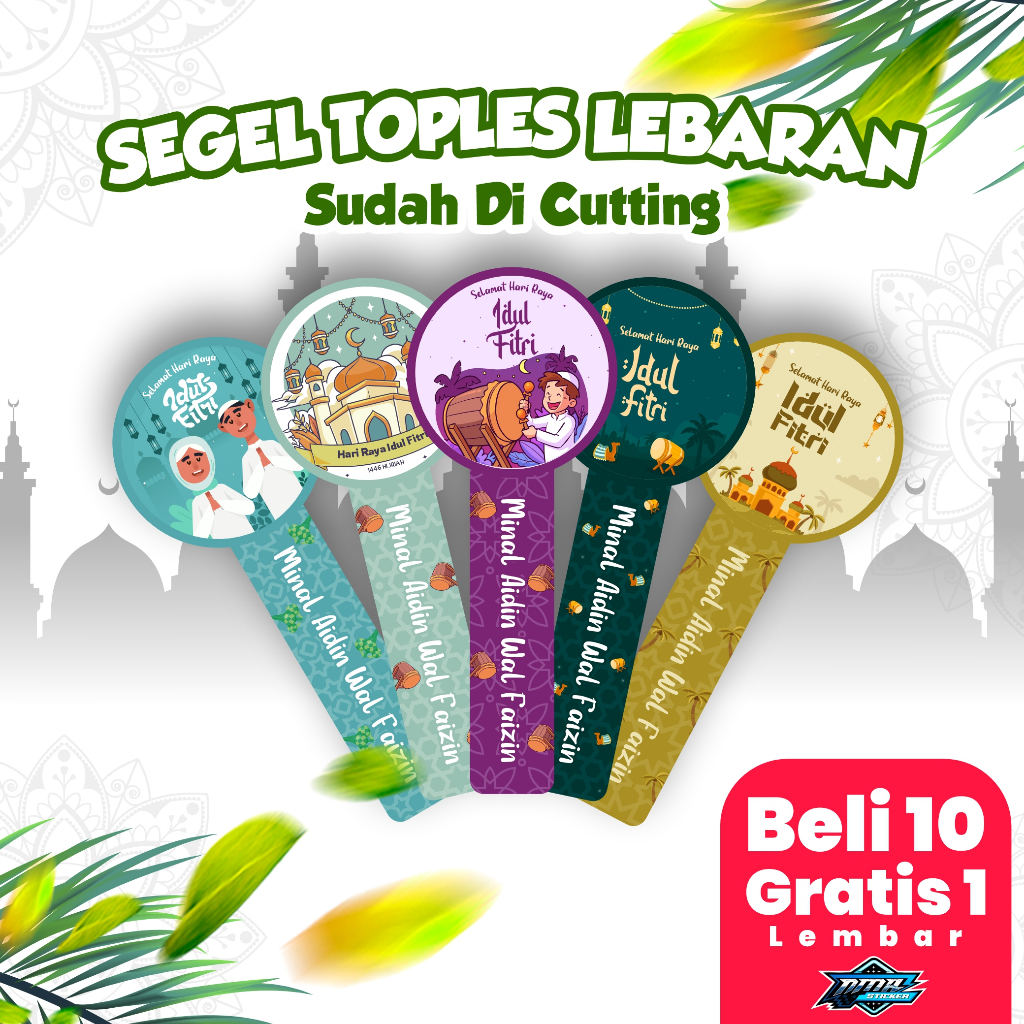 

SETIKER SEGEL / STIKER SEAL LABEL / STIKER BOTOL / STIKER TOPLES / STIKER KEMASAN / STICKER HAMPERS CUTTING ISI 10 PCS
