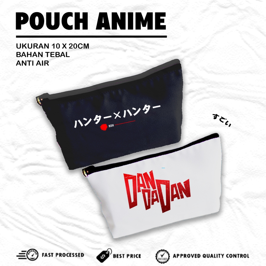 

1 [ 3.3 ] Big Sale Pouch Kosmetik Tempat Skincare Travel Pouch Organizer Serbaguna Kosmetik Motif Kartun Pouch Bag Tempat Penyimpanan Make Up Murah Tempat Pensil / Karakter Anime Jujutsu Kaisen Vtuber Darling In The Franxx