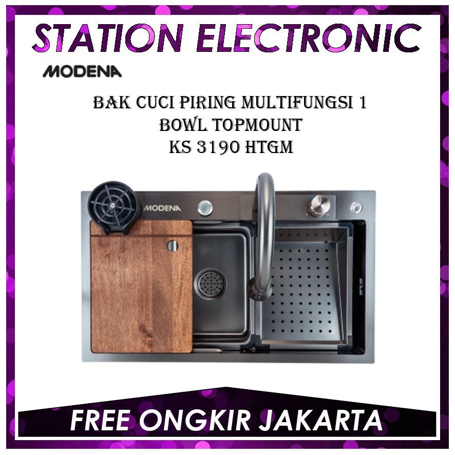 Kitchen Sink Modena KS3190 / Sink Modena KS 3190 HTGM / Modena KS3190HTGM