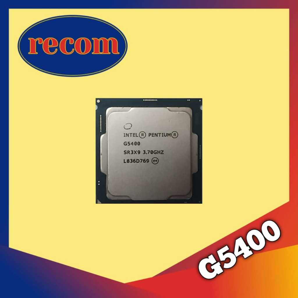 processor intel pentium G5400 lga 1151 tray