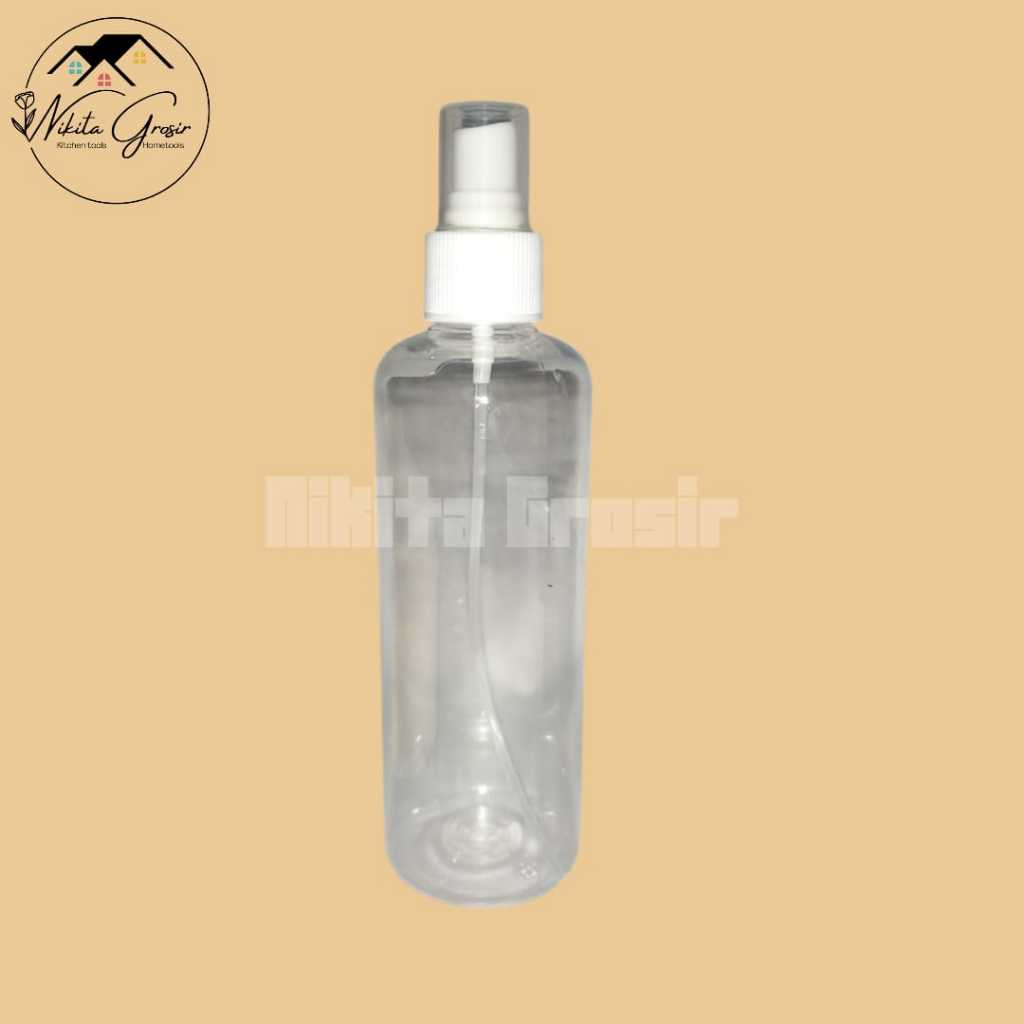 (250ml) Botol Spray Plastik 250ML / Botol Semprot Plastik Bening / Spray Bottle