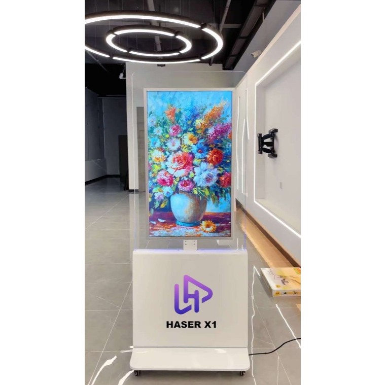 

Digital signage Double Side Glass Haser X1 43Inch Indoor Billboard Papan Reklame kiosk