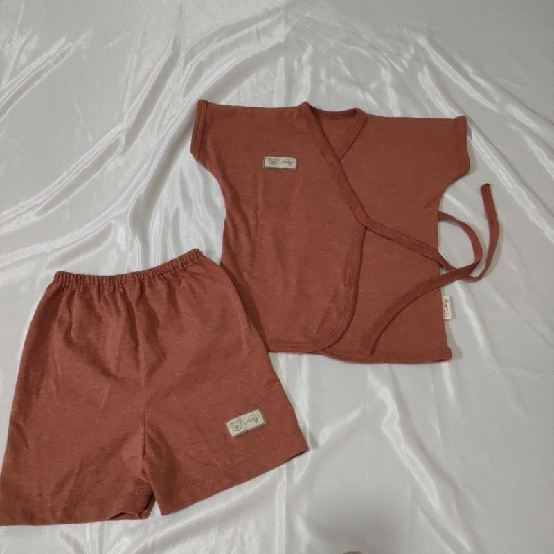 Set Nary baby Kimono earth tone series Preloved