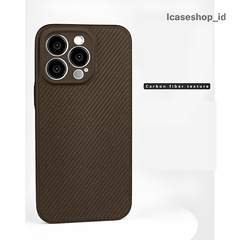 SOFTCASE CASING CARBON KNIT FIBER TEXTURED COMPATIBLE FOR SAMSUNG A22 A24 A30S A32 A33 A34 A35 A50 A