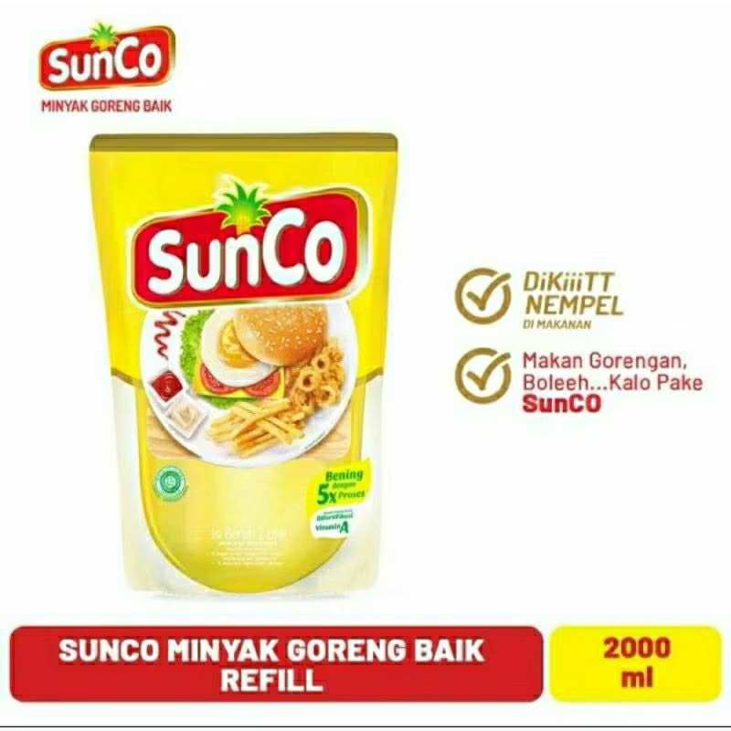 

MINYAK GORENG SUNCO REFIL 2 liter