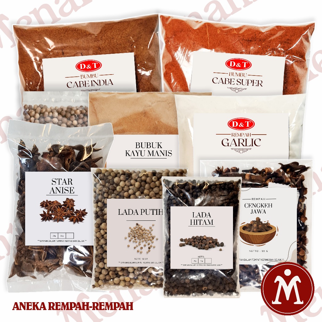 

Aneka Bumbu Masak - Bumbu Dapur - Rempah - Cabe - Kebutuhan Dapur