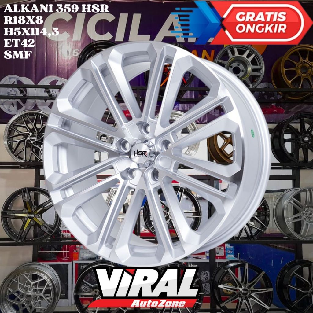 Velg Mobil NEW LIVINA , OUTLANDER , CAMRY , MAZDA3 , HSR ALKANI RING 18 R18
