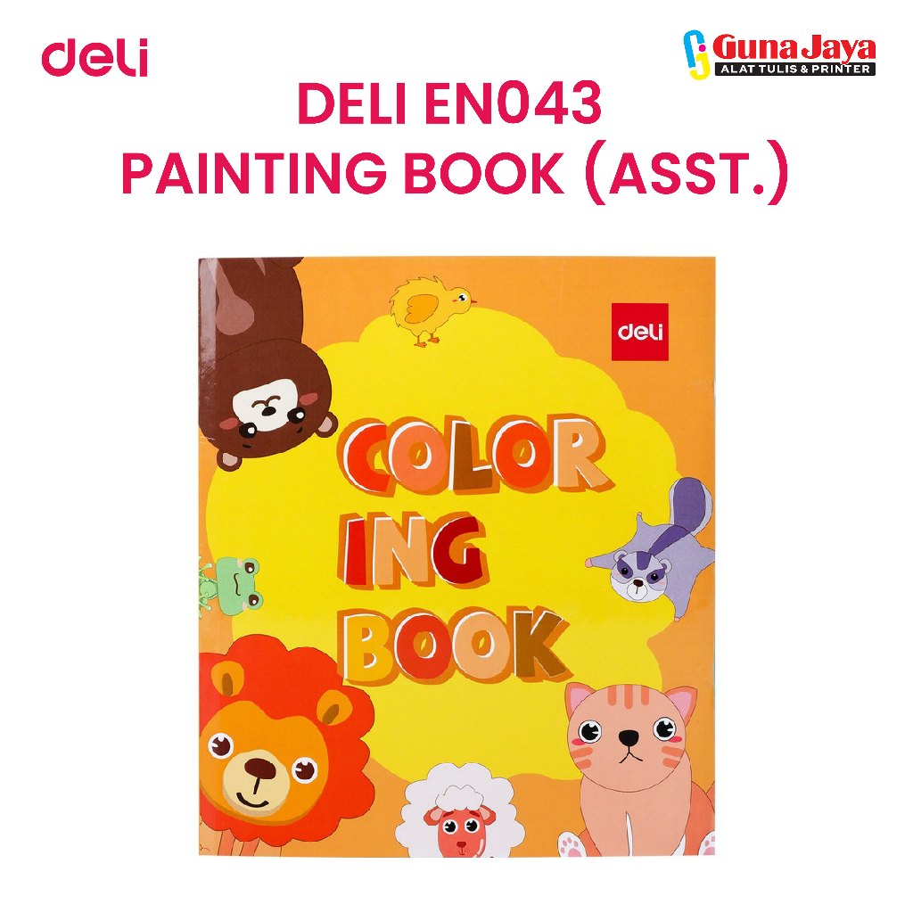 

DELI EN043 PAINTING BOOK (ASST.)