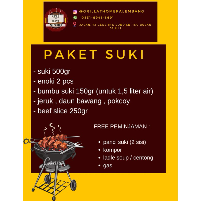 

PAKET SUKI (TANPA ALAT+gas ya)