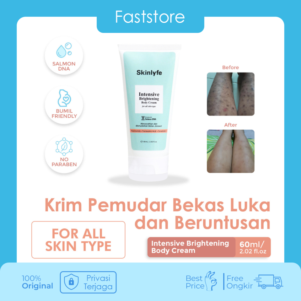 Skinlyfe Salep Bekas Luka Penghilang Bekas luka di Wajah Menghilangkan Bekas Luka dan Koreng