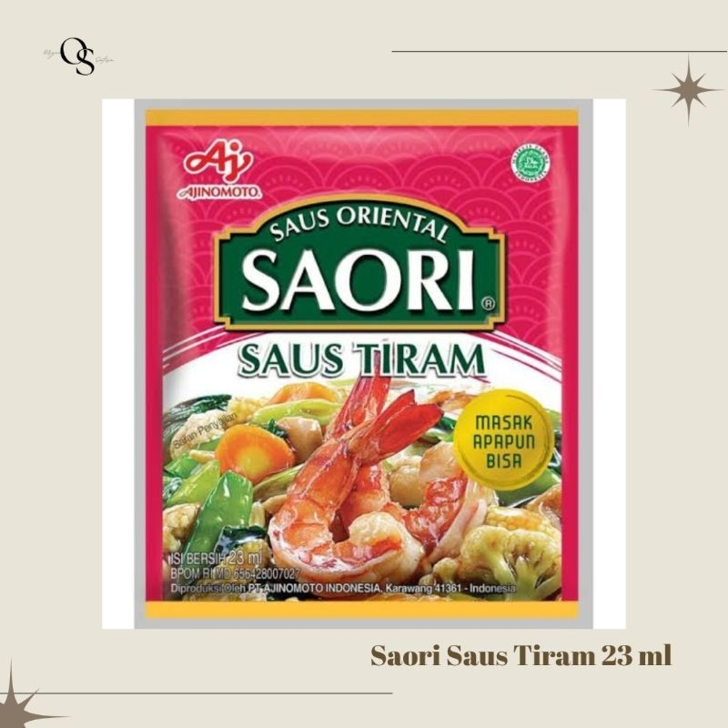 

Saori Saus Oriental Saus Tiram Sachet 23ml Ajinomoto