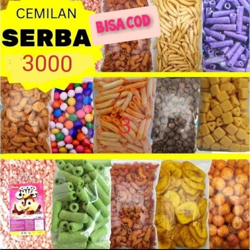 

Cemilan serba 3rb TERMURAH