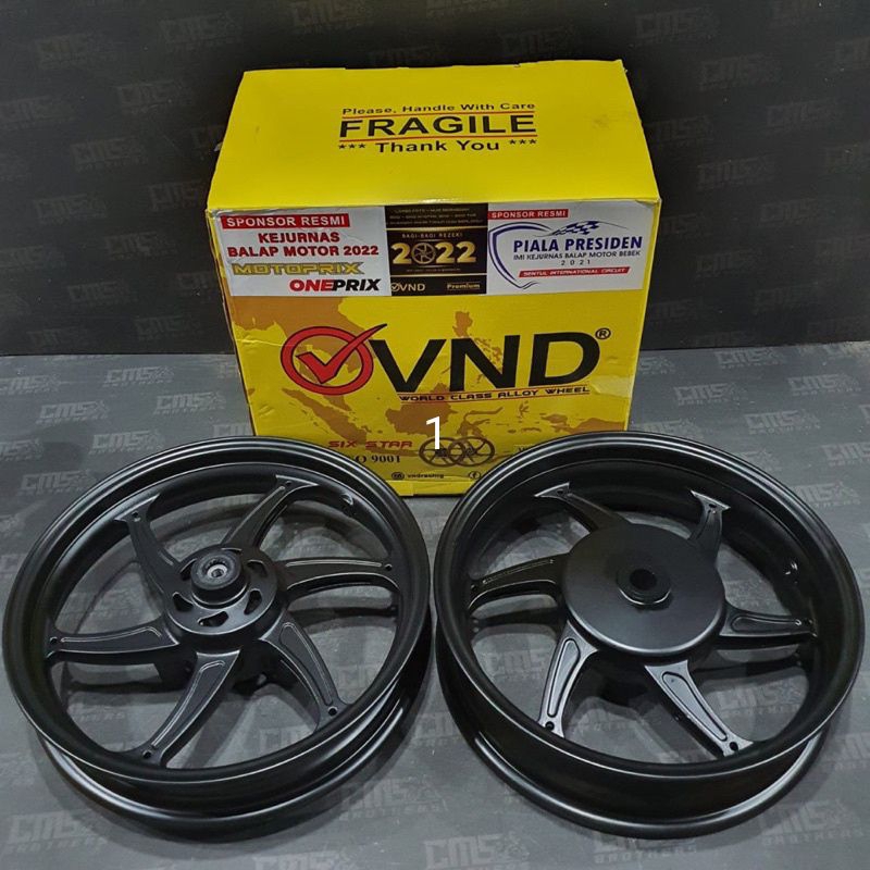 velg vnd Six star aerox old/aerox new ring 14