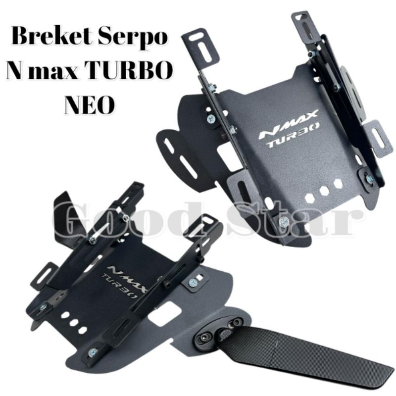 Breket Serpo Nmax turbo.Nmax Neo PNP +Spion winglet