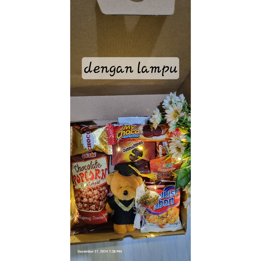 

Paket Brown Hampers Snack Box Wisuda Paket Hampers Graduation wisuda- BROWN