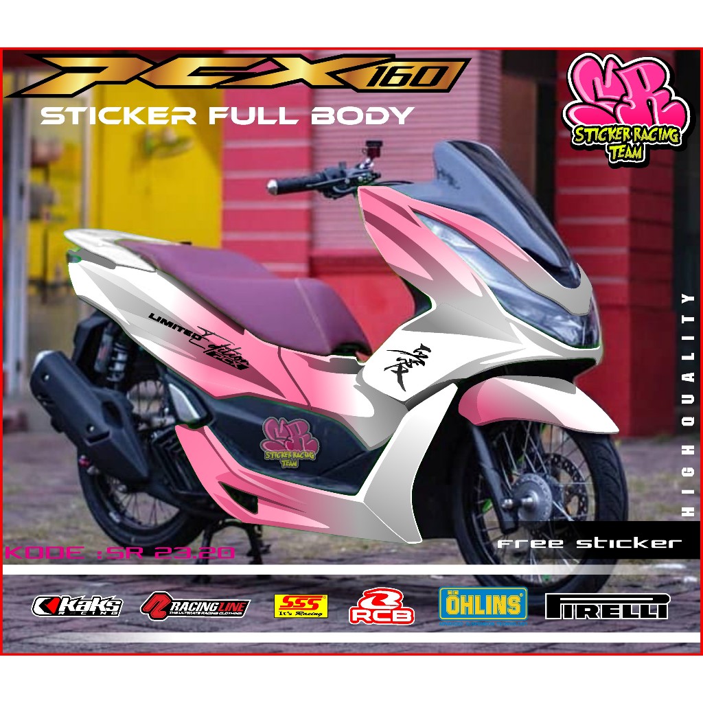 COD Sticker Decal Full Body Honda PCX 160 Cbs Abs 2021 2022 2023 2024 Sticker PCX Limited Edition Gr