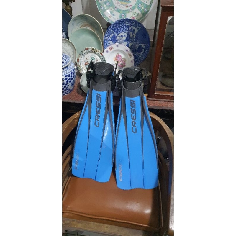 cressi Kaki Katak Alat Diving Preloved Second mulus