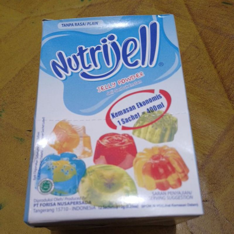 

nutrijell isi 12 sachet @10g