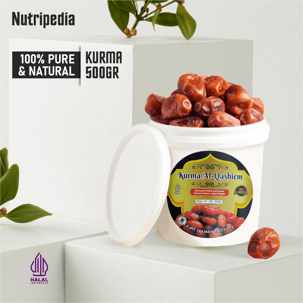 

NUTRIPEDIA KURMA AL QASIM - KURMA MUDA - KURMA SUKARI - KURMA EMBER AL QASSEEM 500 GRAM - KURMA AL QASHIEM - KURMA AJWA