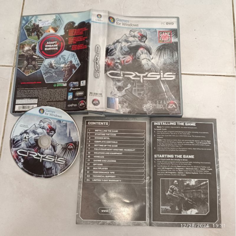 PC DVD GAMES FOR WINDOWS CRYSIS