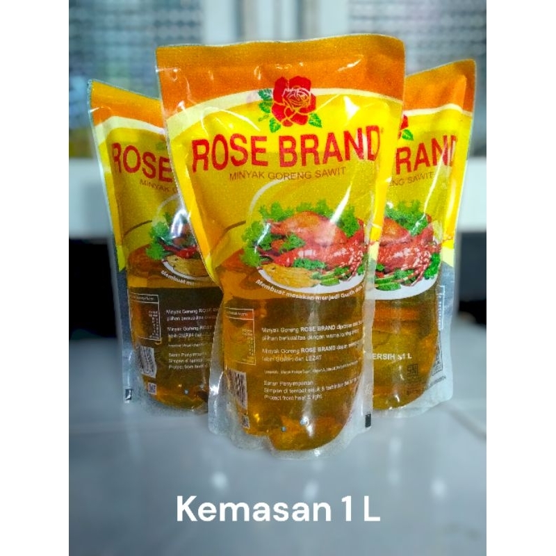 

Rose brand Minyak Goreng kemasan 1L Rosebrand