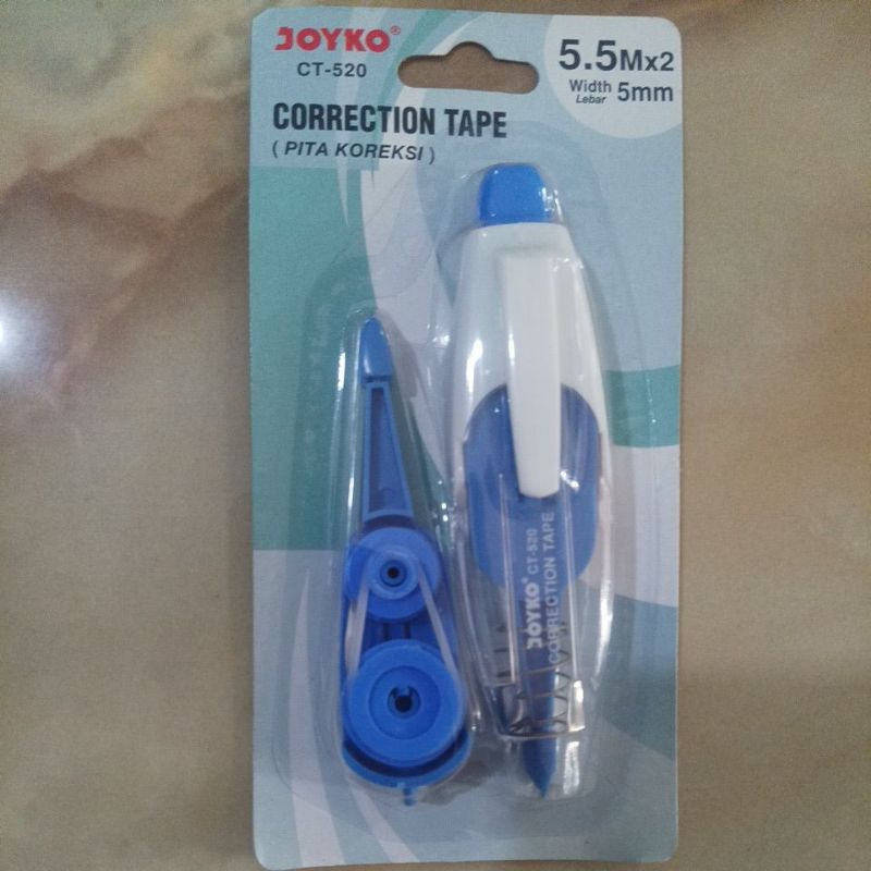 

correction tape 5.5mtr x 2. 5mm joyko