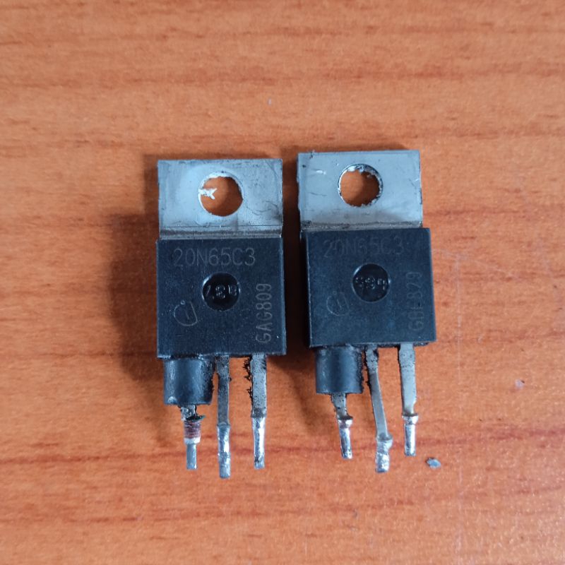 20N65C3 ( 20.7A 650V ) Cabutan Original Sudah Lulus Tes Normal Harga 1 Pcs