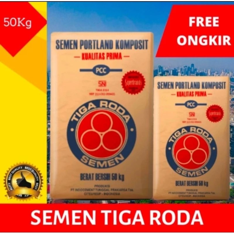 Semen Tiga Roda 40 Kg.