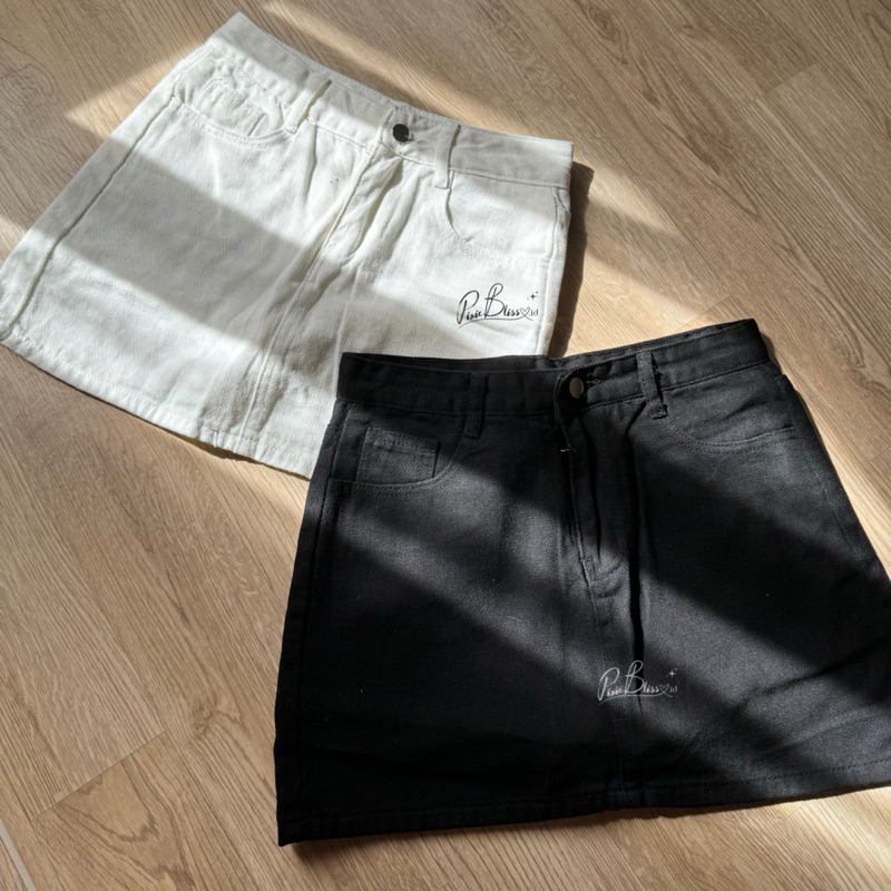 [Claude Skirt]denim skirt rok denim mini