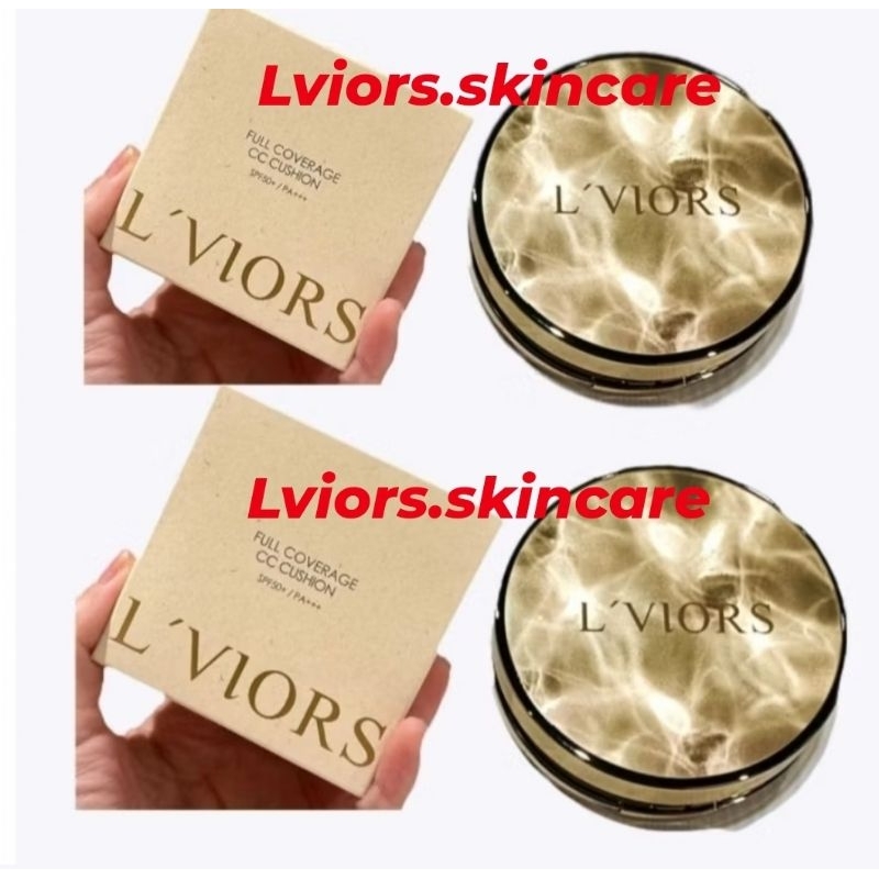 LViors CC CUSHION SPF 50+ WITH NIACINAMIDE AND SHEA BUTTER (exp agustus 2028)