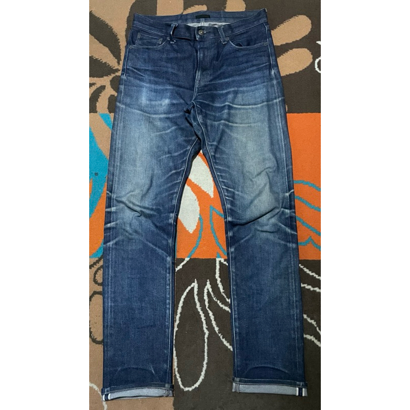 Denim uniqlo selvedge second