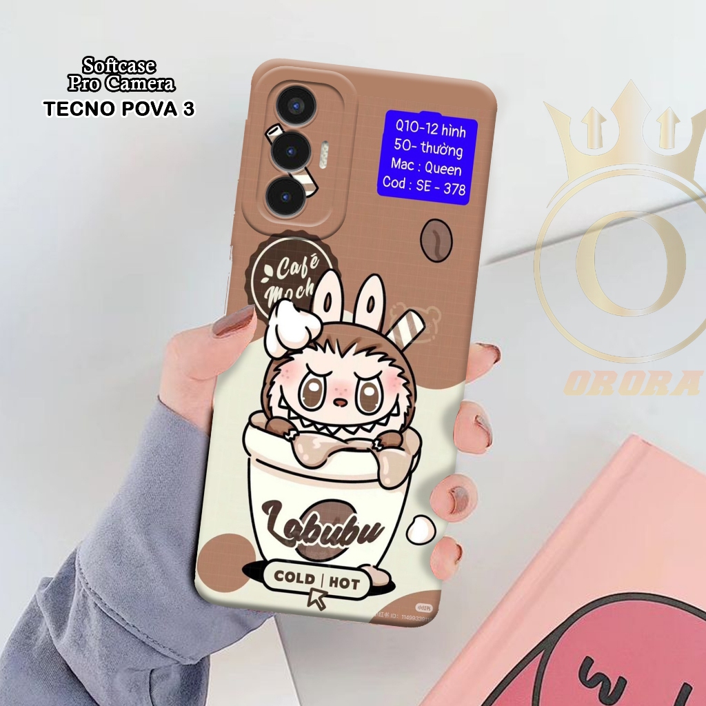 Softcase Tecno Pova 3 - ORORA  - Casing Tecno Pova 3 - Motif case CARTOON - Tecno - Softcase Tecno P
