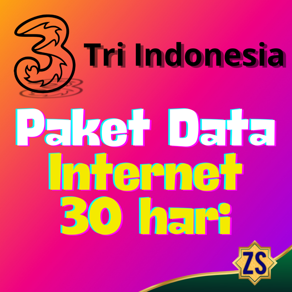 Paket Data Internet Tri Ooredoo 4GB 9GB 14GB 500GB Unlimited