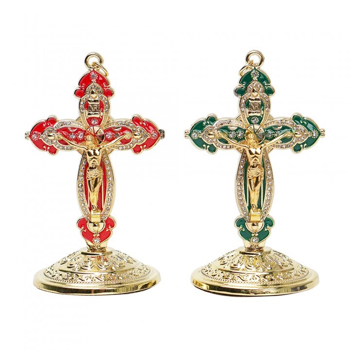 Salib mini Salib dasbor mobil salib duduk mini salib benediktus salib premium salib duduk besi salib