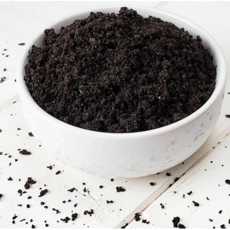 

Bubuk Crumb Coklat Hitam Cookies Crumble 1Kg Rasa Harum dan Wangi
