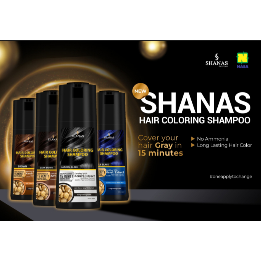 SHANAS HAIR COLORING SHAMPOO