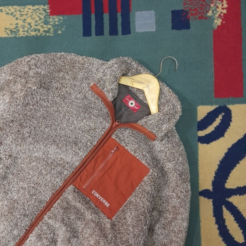 Converse Fleece Nylon Pocket Outer Jacket