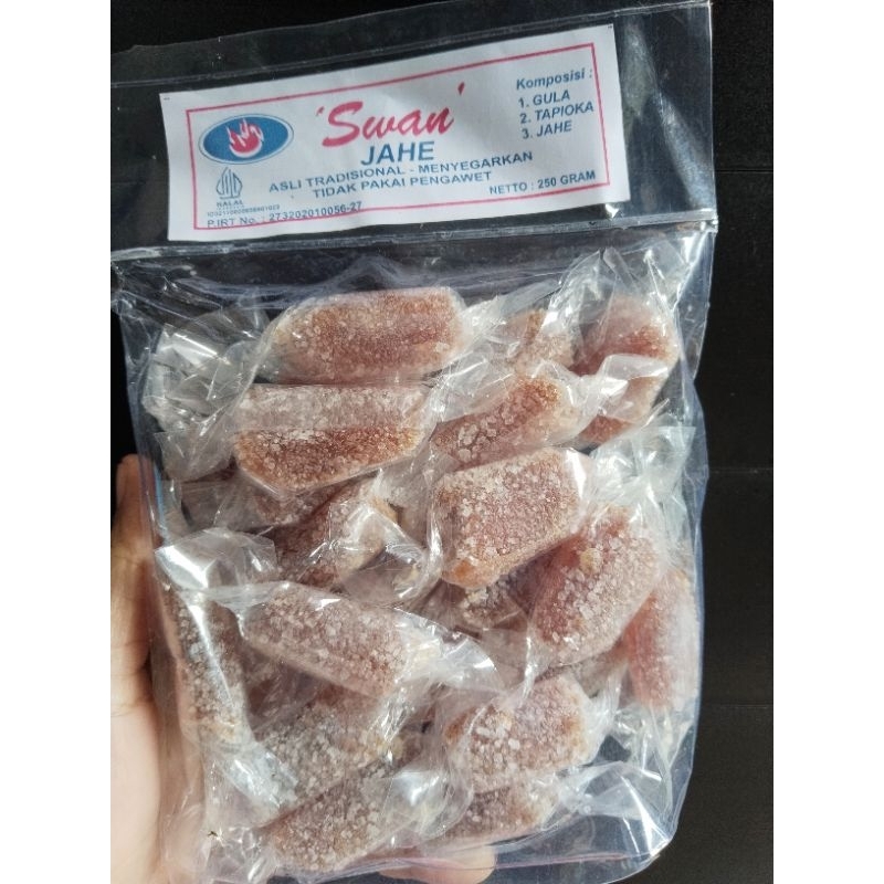 

Permen Jahe Swan Asli Tradisional Kemasan 250 Gram