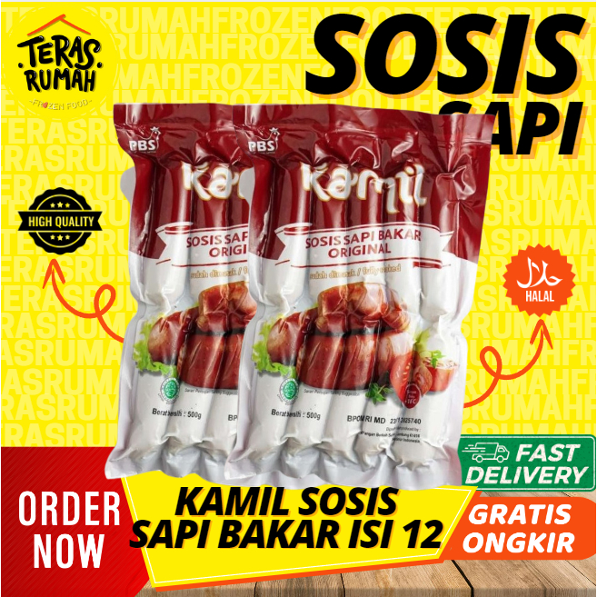 

KAMIL - SOSIS BAKAR SAPI ISI 12/500gr